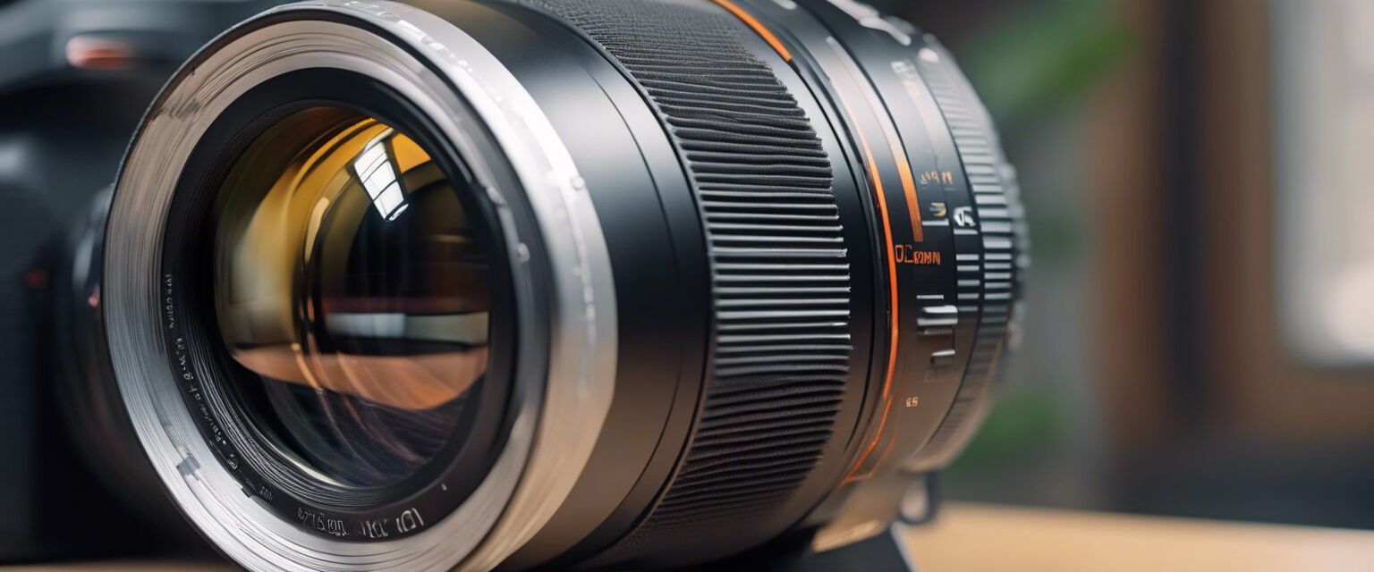 Cleaning a camera lens