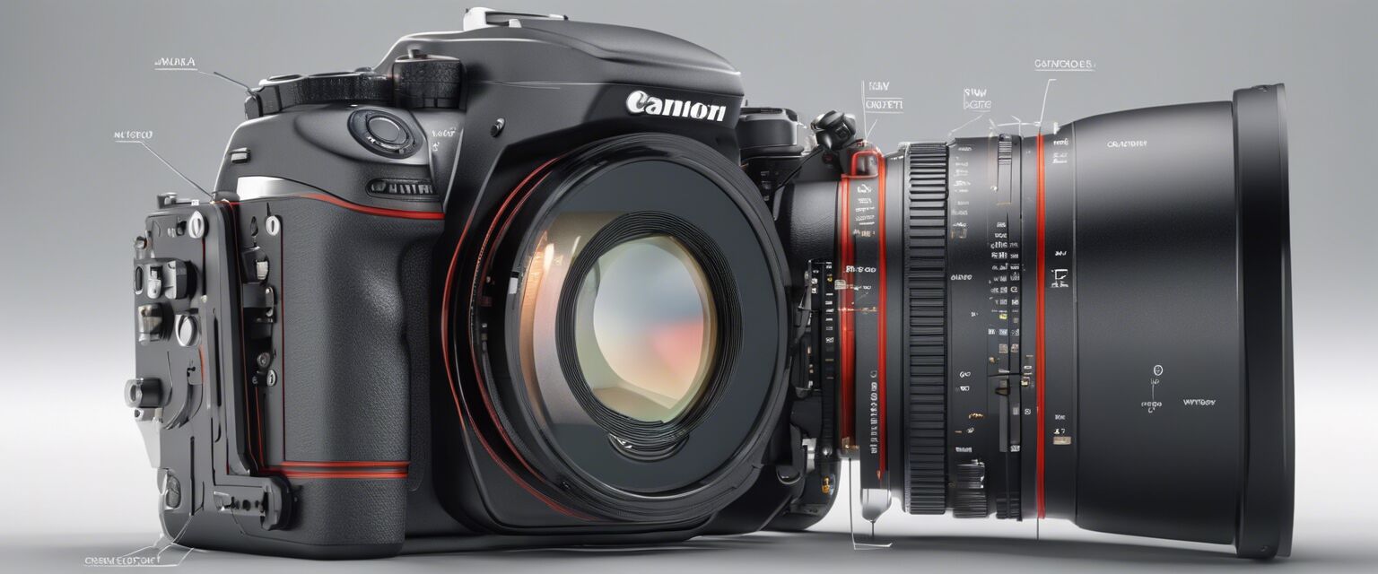 Diagram of DSLR camera mechanism